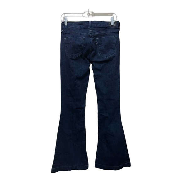 Levi's Genuinely Crafted Flared Low-Rise Dark Wash Jeans Size 7M - Picture 2 of 10